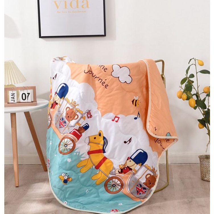 Chăn Văn Phòng, Chăn Đi Xe Hơi, Chăn Đũi Cho Bé Cực Dễ Thương. Kích Thước: 110cm x 150cm