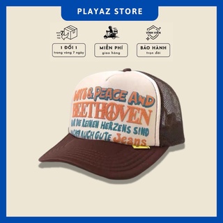 Mũ Trucker Hat Kapital Beethoven Phong Cách Workwear PLAYAZ