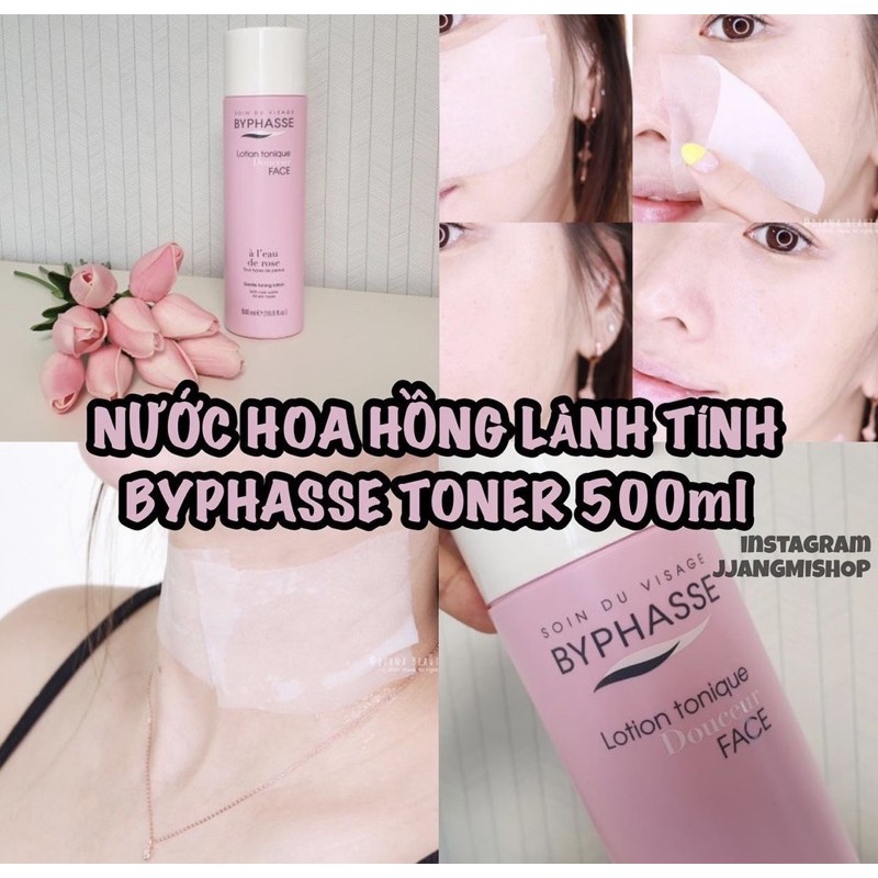 Nước Hoa Hồng Byphasse Toner 500ml