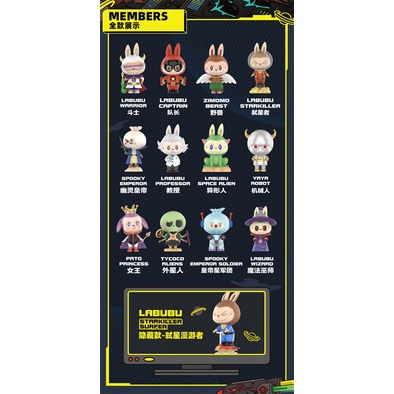 ★Hgtoys★Mô Hình Búp Bê Popmart LABUBU Universe Adventure Series Mystery Trang Trí