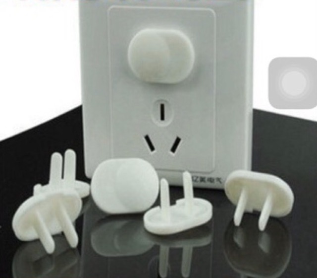 Combo 10 nút bịt ổ điện loại 2 chấu