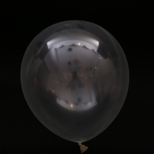 Bóng Tròn 12 Inch Trong Suốt Cao Su Cao Cấp Trang Trí Sinh Nhật Party - K107