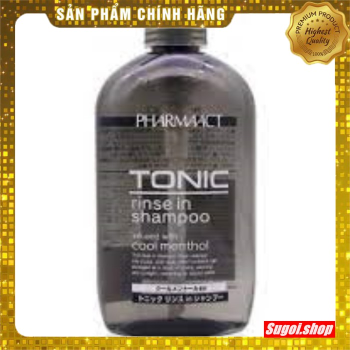 Dầu Gội Dành Cho Nam Tonic Pharmaact 600ml Nhật Bản