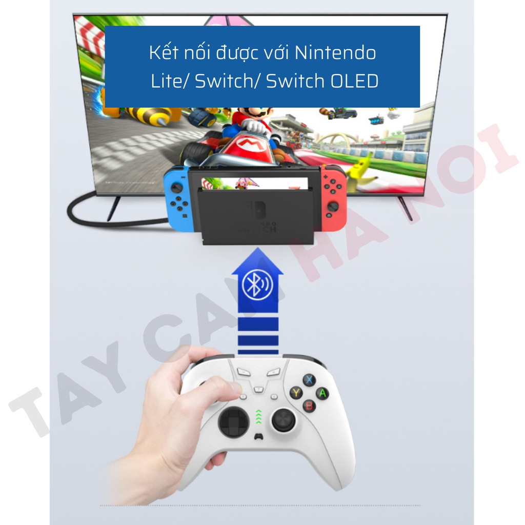 Tay cầm chơi game Switch chính hãng Aolion cho pc, laptop, nintendo switch full skills, full games