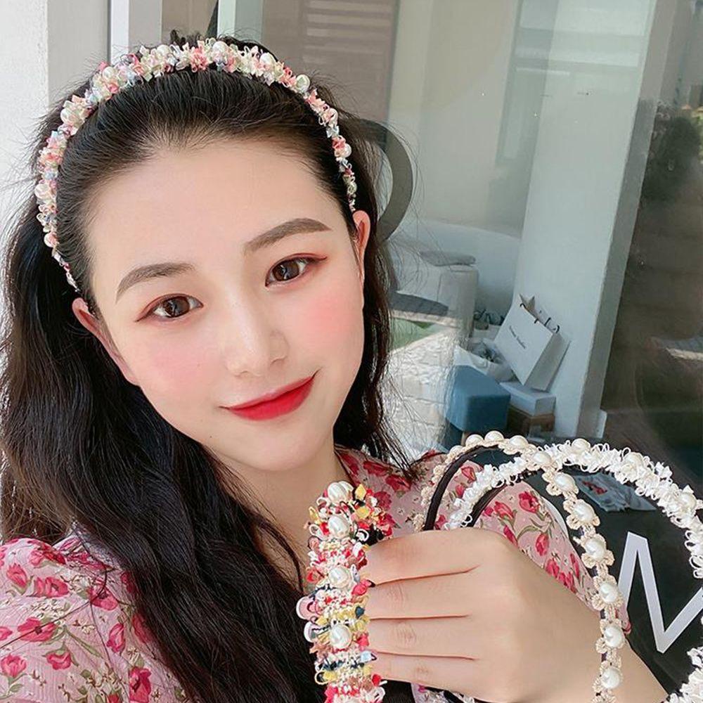 Băng Đô Vải Ren Hoa Phong Cách Hàn Quốc