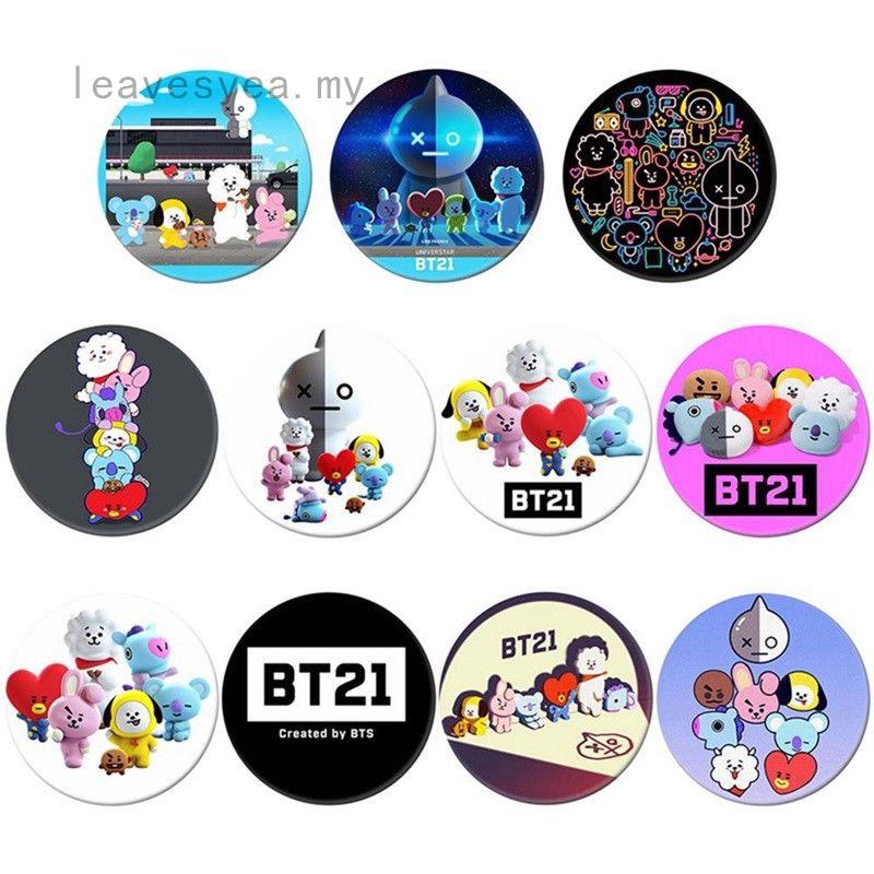 Huy hiệu kiểu hoạt hình nhóm nhạc hàn quốc bts thời trang xinh xắn