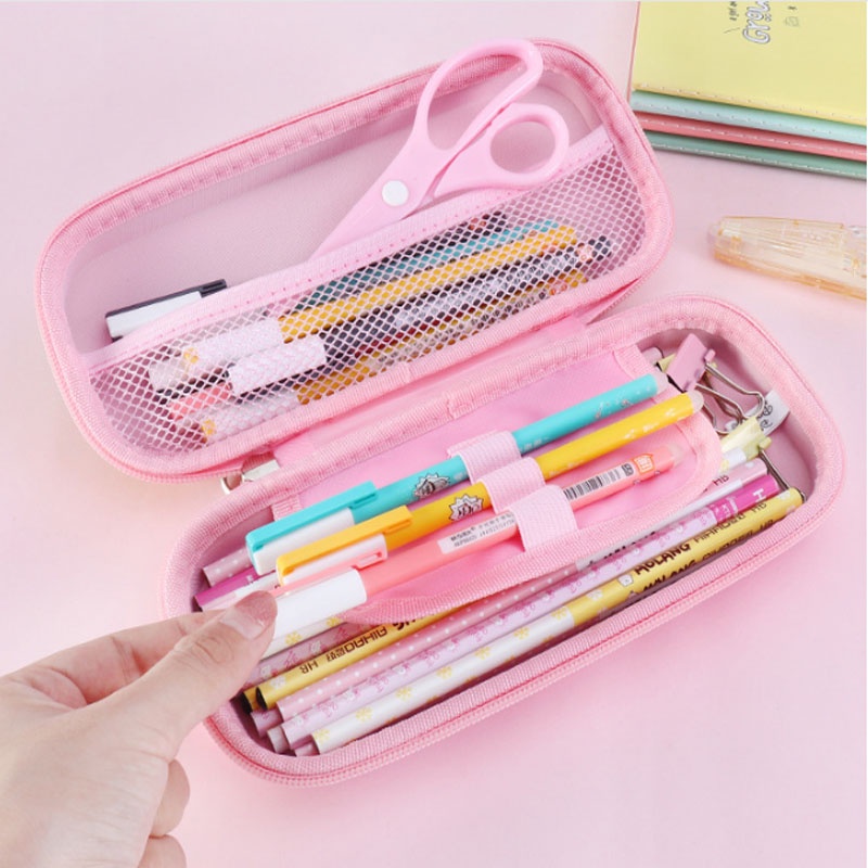 Hộp đựng bút cho bé siêu xinh hình công chúa elsa, Songoku , Pony, màu sắc đẹp ngăn ngăn chứa bút rộng rãi