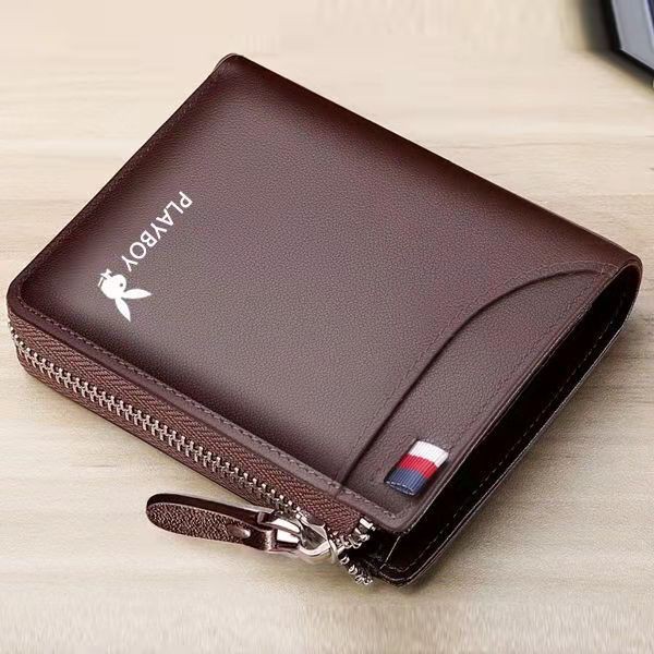 Ví Da Ngắn Có 9 Ngăn Đựng Thẻ Ngân Hàng/Tiền Xu Phong Cách Hàn Quốc Cho Nam Nữ
