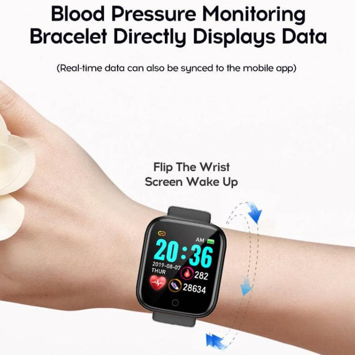 Đồng Hồ Thông Minh Jom Panas Y68 Theo Dõi Sức Khỏe Cho Nam Và Nữ