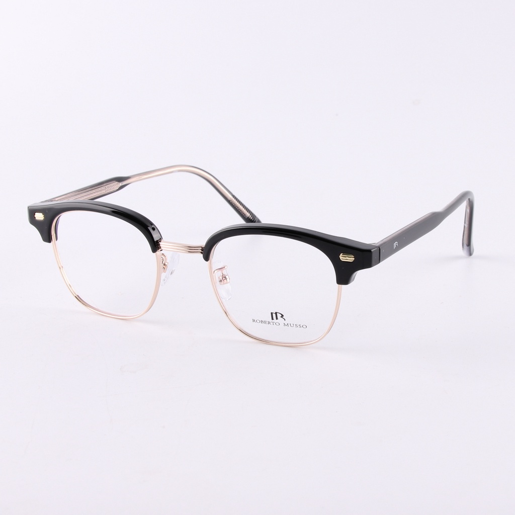 Gọng kính kim loại Roberto Musso dáng vuông full box