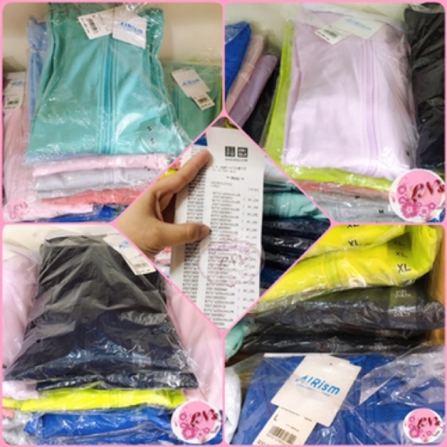 Áo chống nắng UNIQLO CHẤT LÀM MÁT AIRism mẫu mới