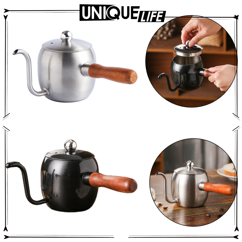 [Niuniu appliances]Pour Over Coffee Kettle - Premium Stainless Steel Gooseneck Kettle for Drip Coffee - Works on Stove and Heat Source