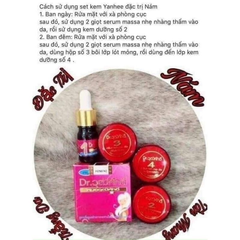 1 bộ cherry đỏ thái lan(bộ 5 món chuyên nám, tàn nhang)