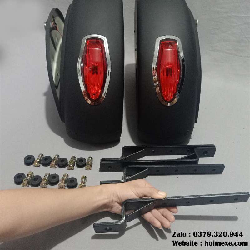 Thùng Hông Xe Máy, Xe Motor 300-750cc Màu Đen Nhám