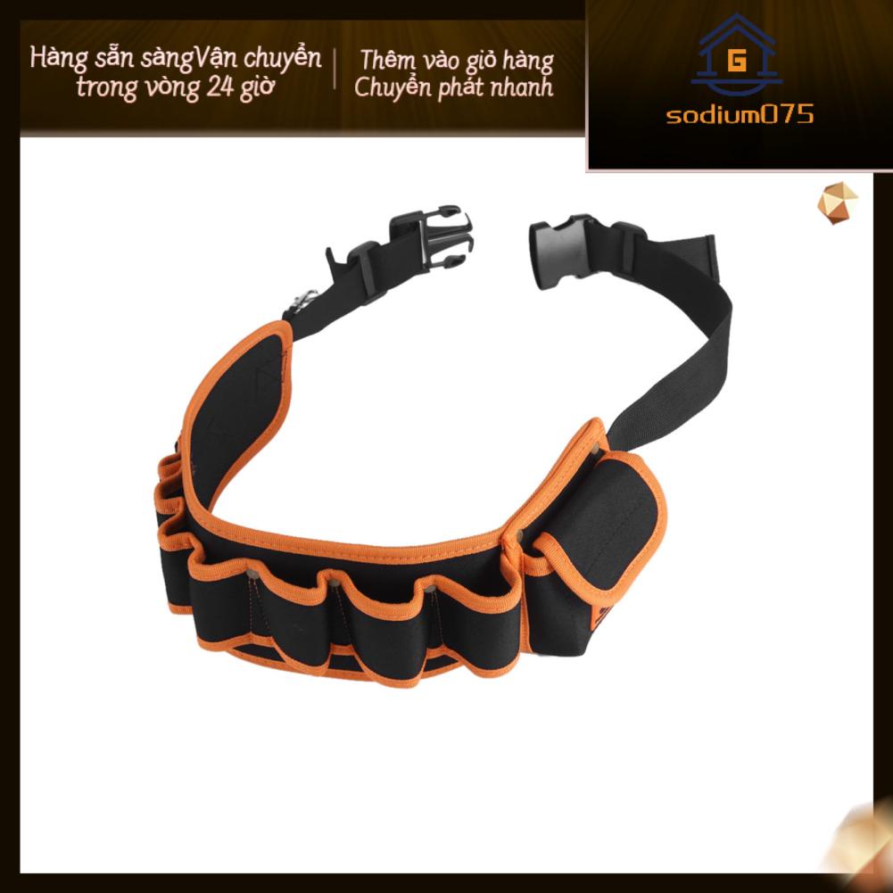 Sodium075 JAKEMY Professional Waist Bag Adjustable Belt Hardware Electricians Repair Tools Holder Pockets