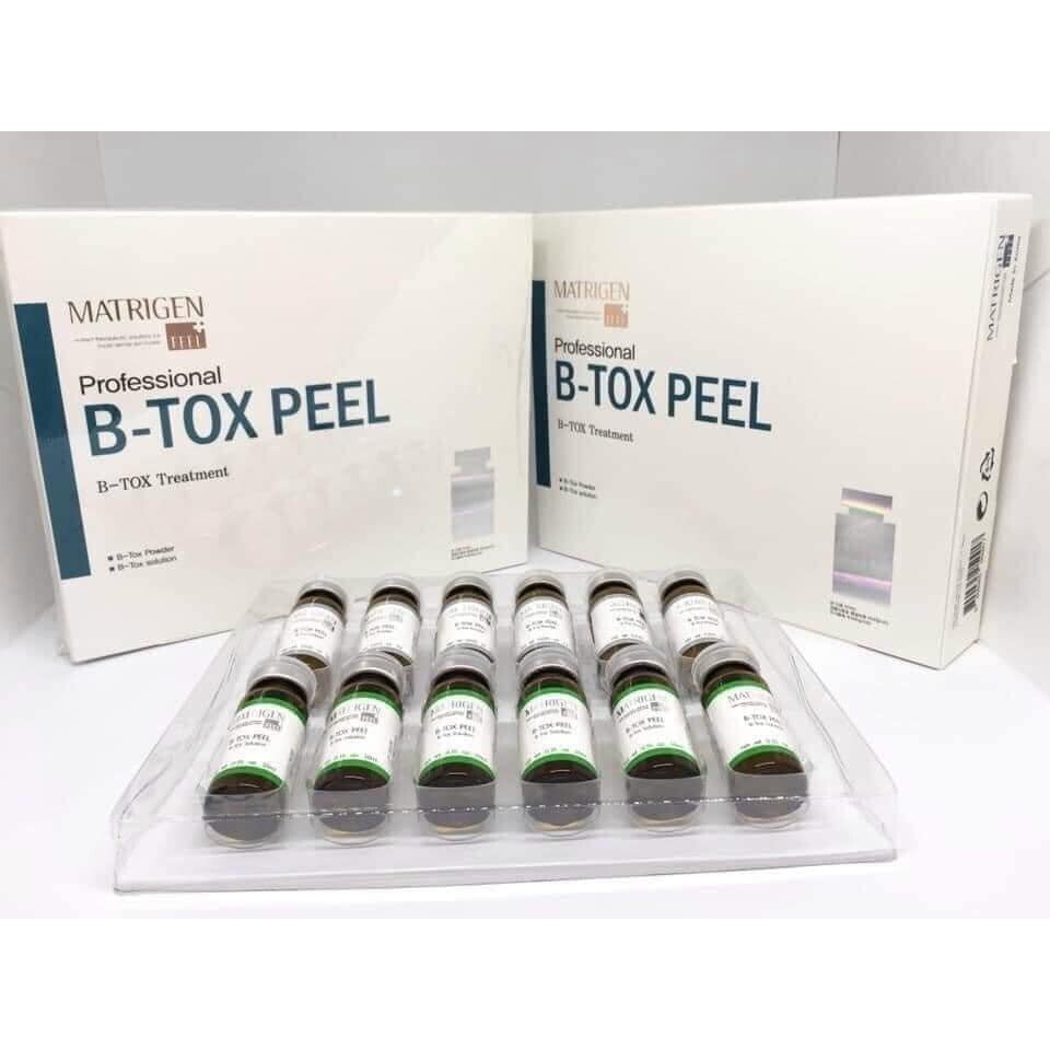 Thay da sinh học Hàn Quốc B-Tox BTOX PEEL MATRIGEN vi tảo 2 màu