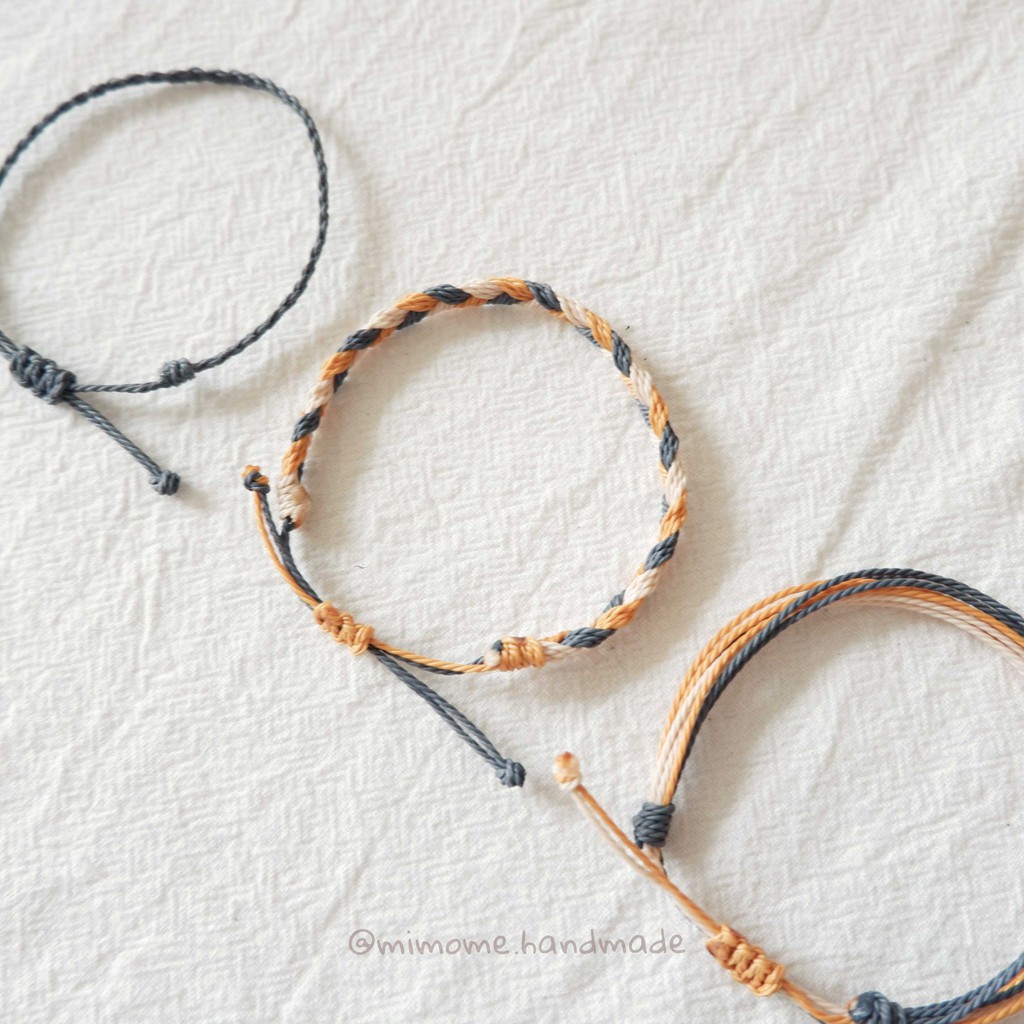 Set vòng waterproof xám vàng kem