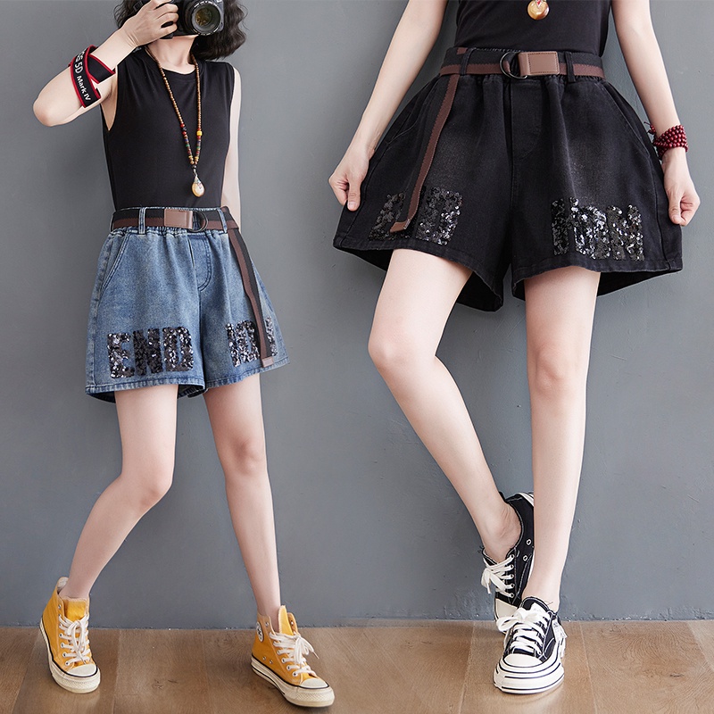 B283 Quần bò lửng bigsize kiểu dáng trẻ trung