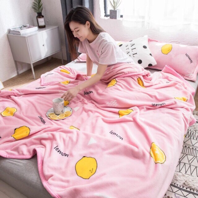 Chăn mền lông tuyết mỏng hè thu