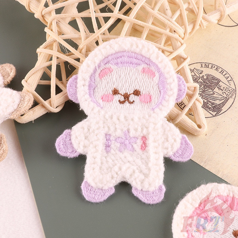 ✿ Miếng Dán Phi Hành Gia Động Vật - Phụ Kiện Tự Làm ✿1 Phụ Kiện Kẹp Tóc Tự Làm Thủ Công Cho Bé