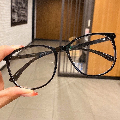 Mắt kính gọng vuông tròn trong suốt NPPK006