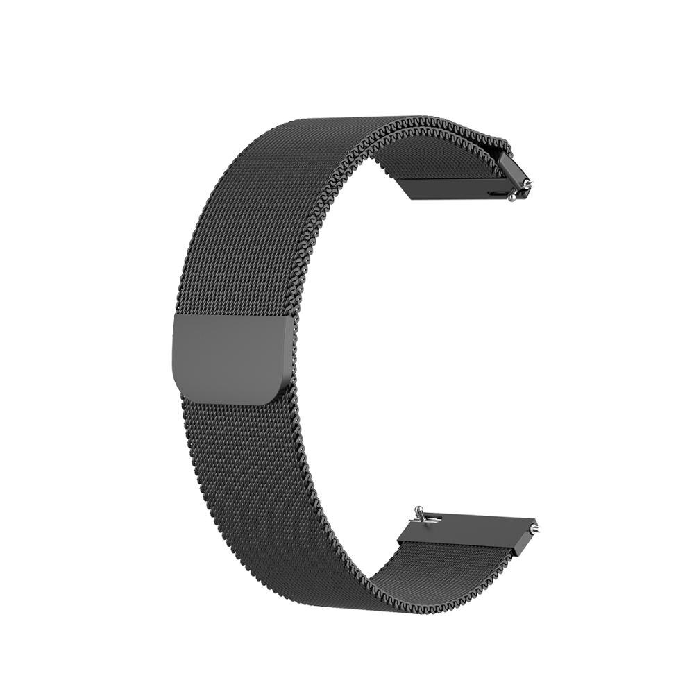 Dây Đeo Thay Thế Bằng Thép Không Gỉ Dạng Lưới Từ Tính Cho Garmin Vivoactive 4s