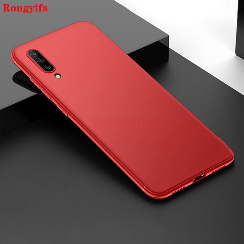 Xiaomi Mi CC9 A3 CC9e A3 Lite 9T Pro 9 SE Redmi K20 Pro 7A Note 7 Case Luxury Matte Soft TPU Silicone Shockproof Cover
