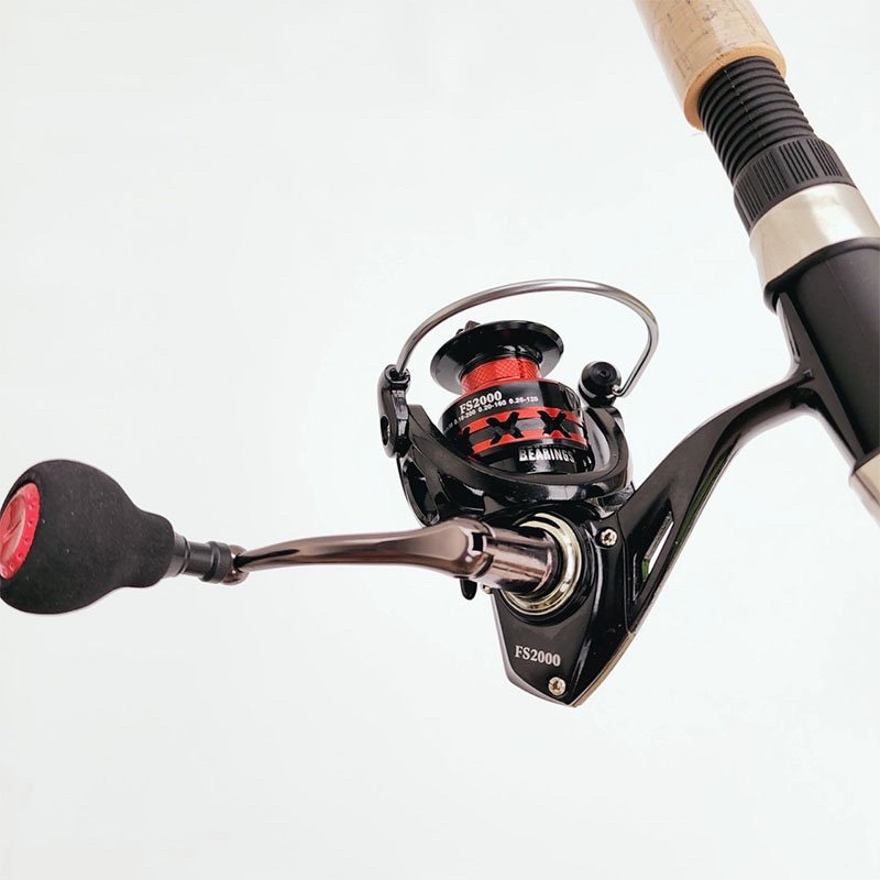 Bộ Cần Câu Lure Thunder Máy Đứng Deukio Fs2000 tặng bộ mồi câu BCM21_Đứng