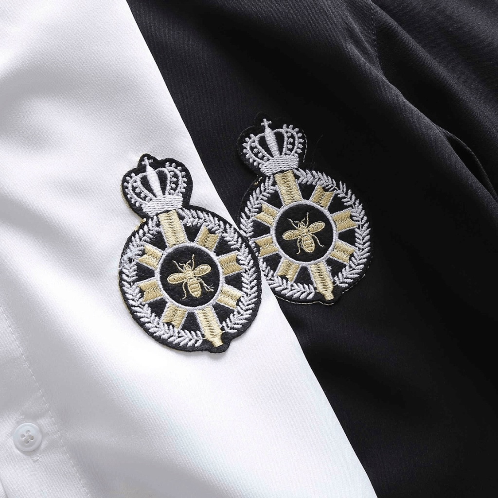 Áo Sơ Mi Nam Dài Tay Logo Thêu Sịn Sò Chất Kate Lụa Mịn Mát Mặc Đẹp Lịch Lãm Hot Trend NEW UNISEX