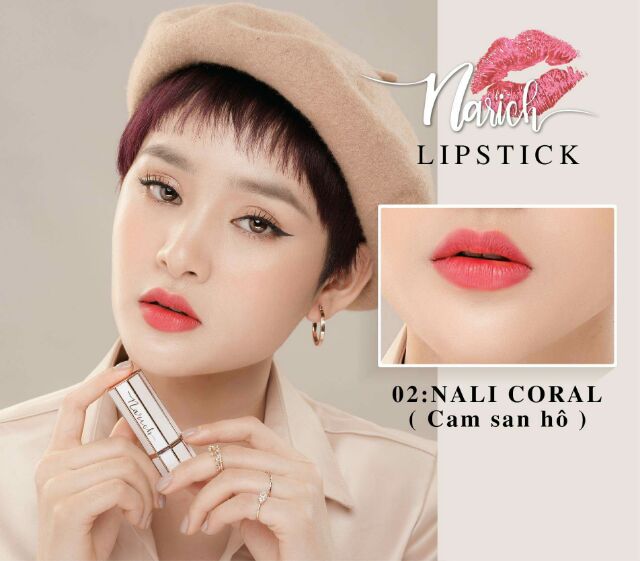 SON LỤA MẶT TRỜI NARICH LIPSTICK