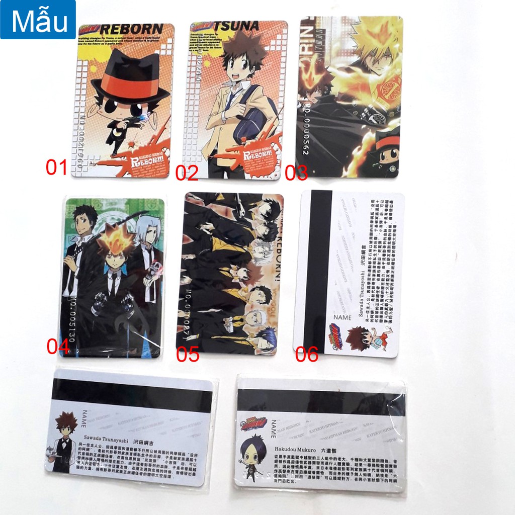 Thẻ card anime Hitman  Reborn