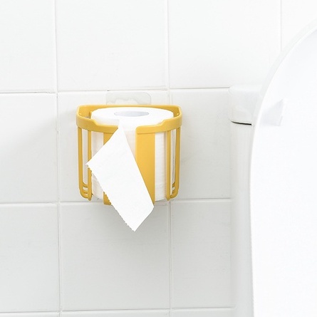 Giỏ Nhựa Dán Tường Đựng Giấy Vệ Sinh (Hàng Mới Về)