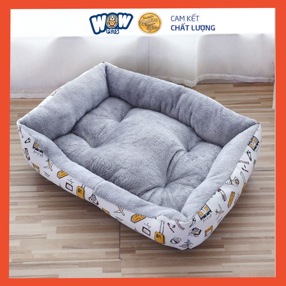 90 X 70CM - 70KG Nệm / Đệm / Giường ngủ cho Chó Mèo [S003] wowpets Ổ thảm lót hình chữ nhật dày ấm size to