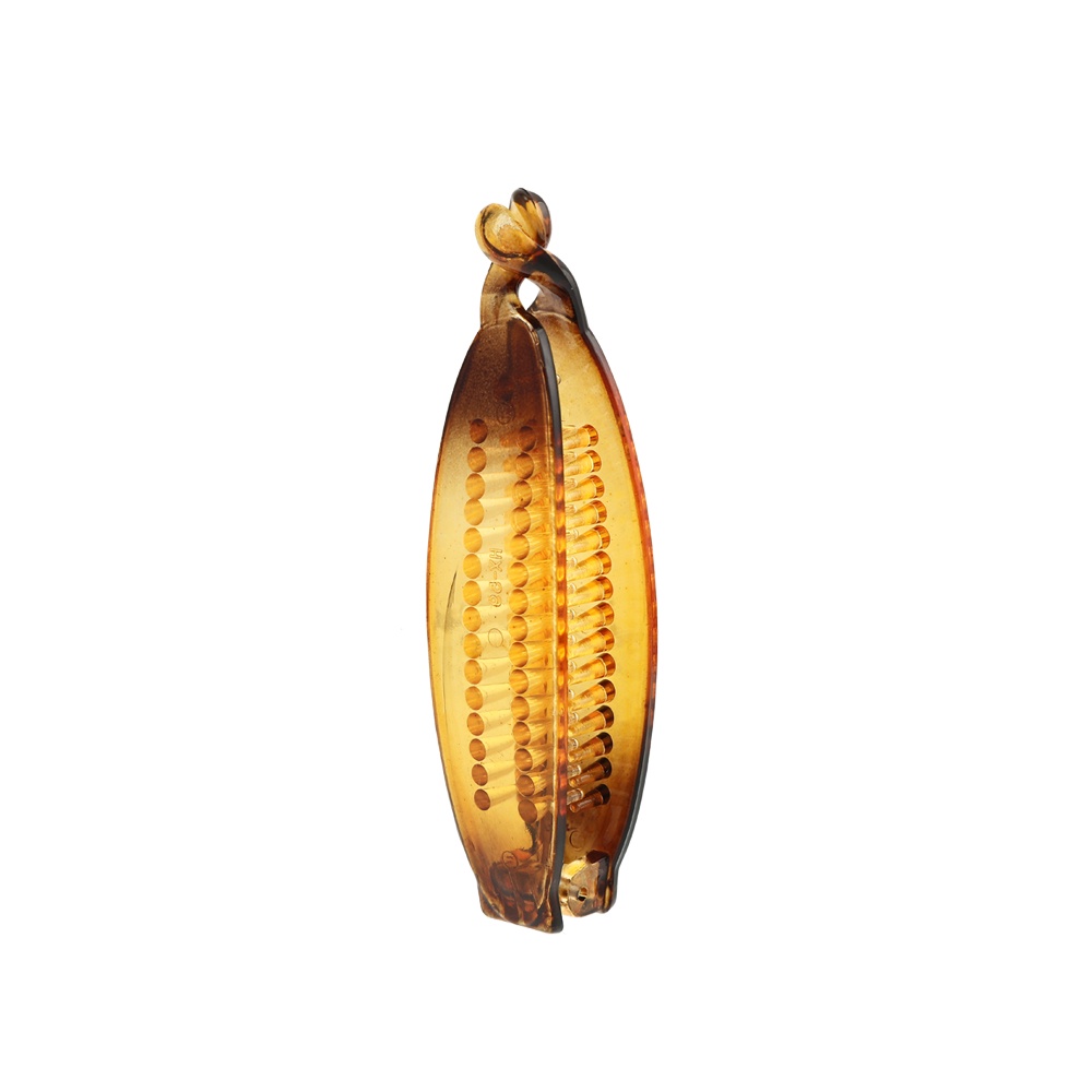 Kẹp tóc Haimeikang hình oval bằng nhựa thời trang