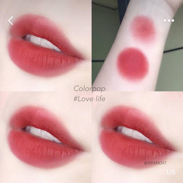 Son Colourpop- Love Life ( Chính Hãng)