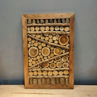 Tranh gỗ ghép decor treo tường kích thước 40*60CM