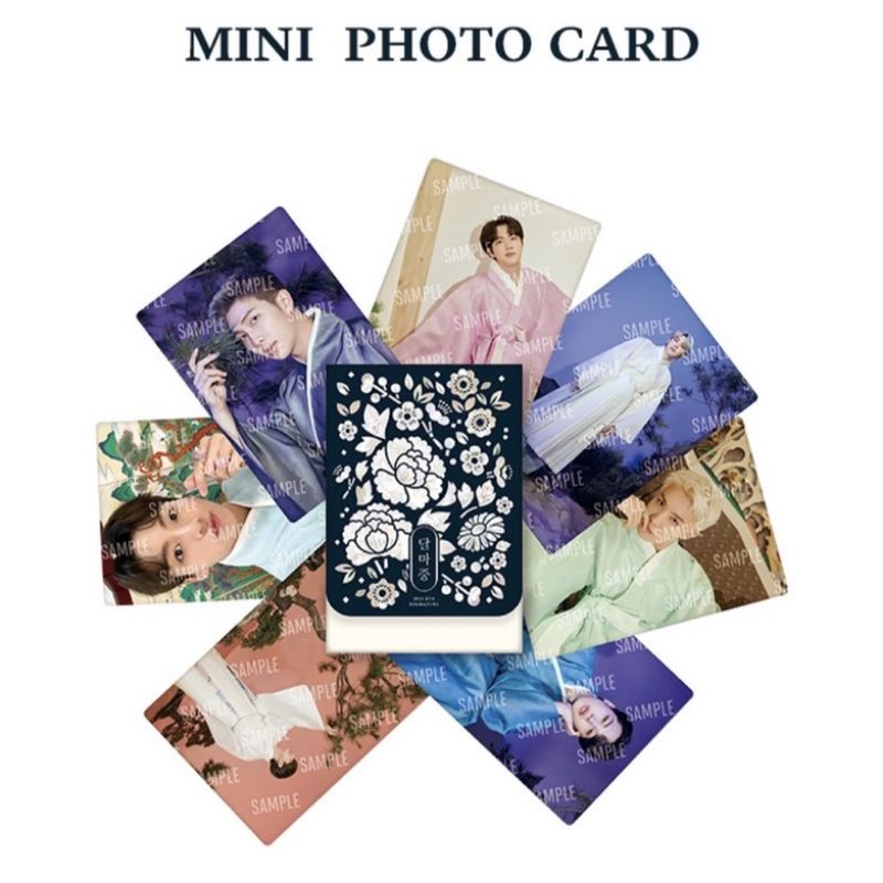 [OFFICIAL MERCH] BTS ẢNH MINICARD DALMAJUNG, SET 7 CHIẾC (HÀNG ĐỢT 1)