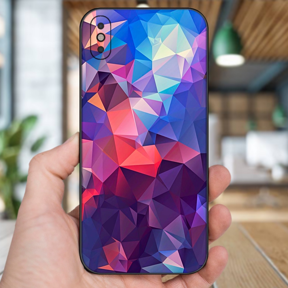Ốp lưng iPhone Xs Max dẻo đen cạnh vuông in hình hoạ tiết 3D
