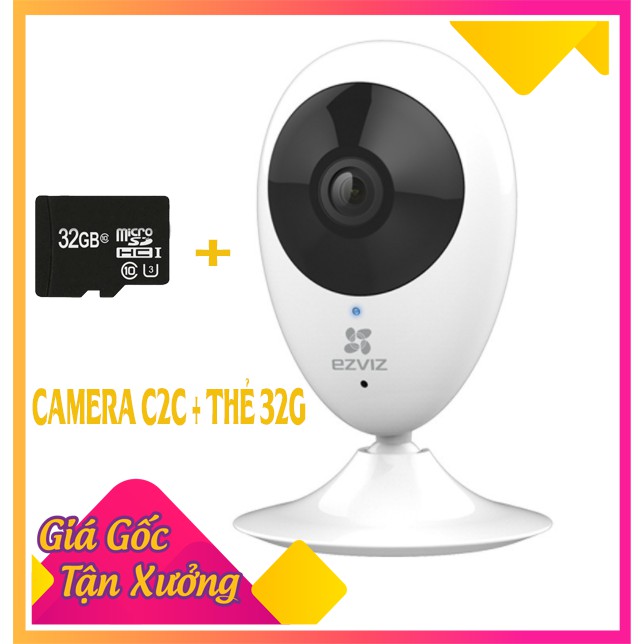 Camera EZVIZ C2C Chính Hãng HD 720P - Bảo Hành 12 Tháng