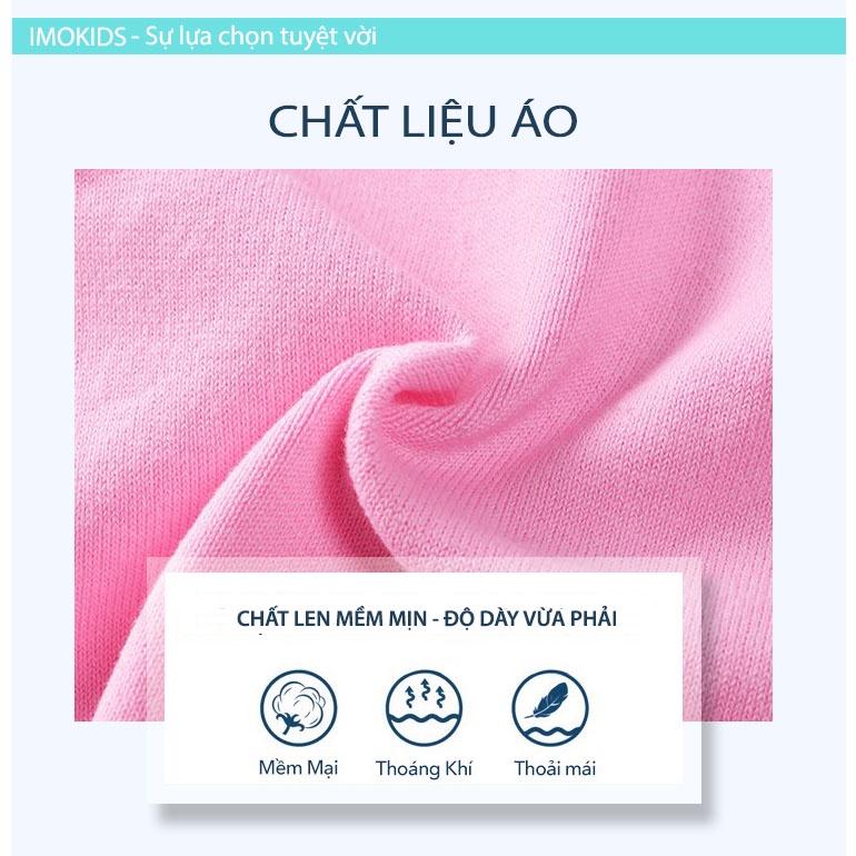 Áo len bé gái 07-18kg áo khoác trẻ em Quảng Châu chất len đẹp mẫu thỏ hoa dễ thương len chui đầu cho bé mùa thu đông