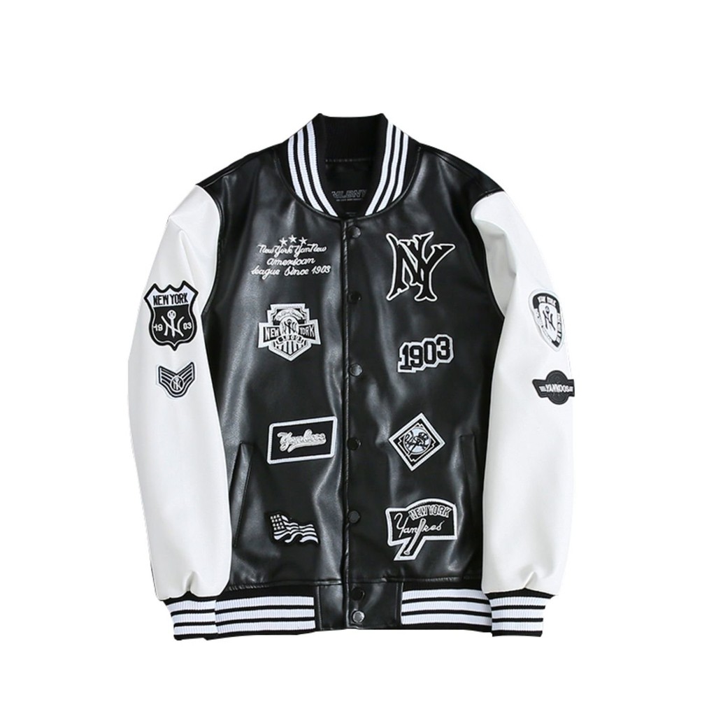 ÁO BOMBER MLB NY [FULL BOX BILL] DA CAO CẤP BEST SELLER !