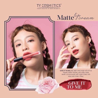 Son kem lỳ matte lip cream Ty comestic