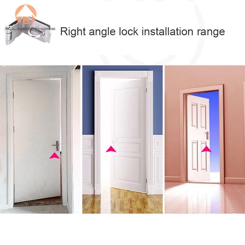 Chốt khóa cửa xoay 90 độ bằng thép không gỉ tiện dụng | BigBuy360 - bigbuy360.vn