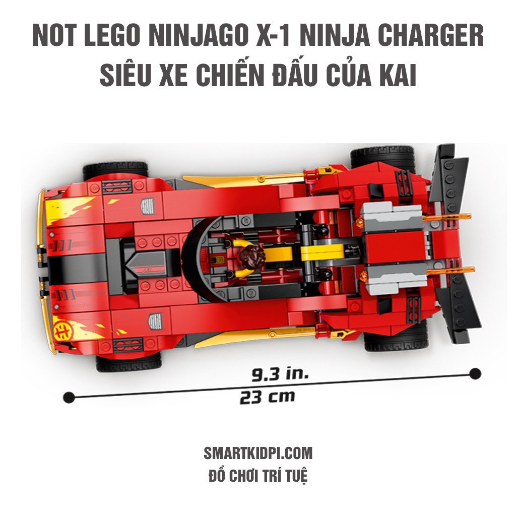 Lego ninjago - 71737 NOT LEGO Ninjago X-1 Ninja Charger - Siêu xe chiến đấu của KAI