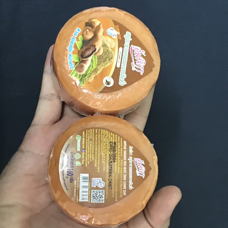 Xà phòng soap me khử mùi hôi nách Ingon Tamarind Herbal Soap Thái Lan