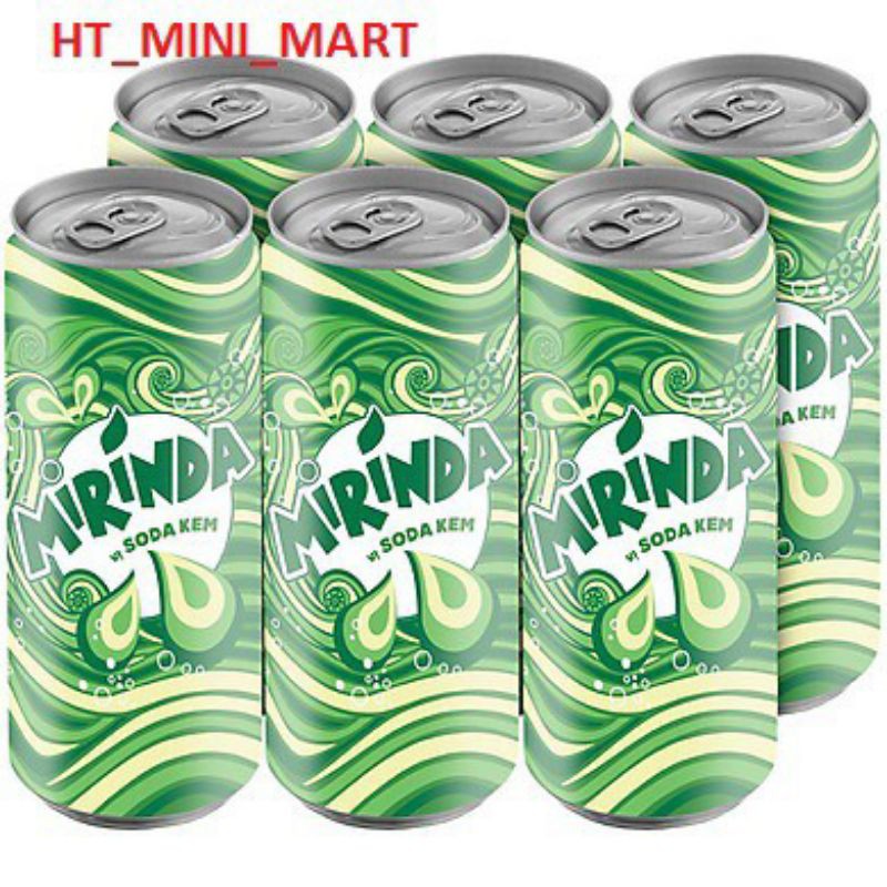 Nước giải khát Mirinda vị Soda kem lon 330ml