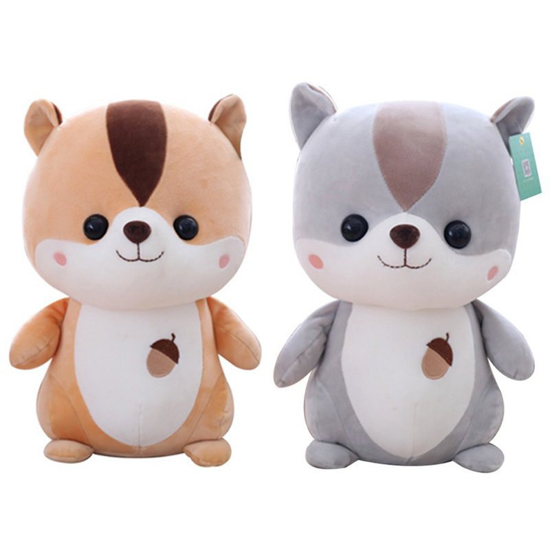 Đồ chơi nhồi bông hình con sóc cho bé gái