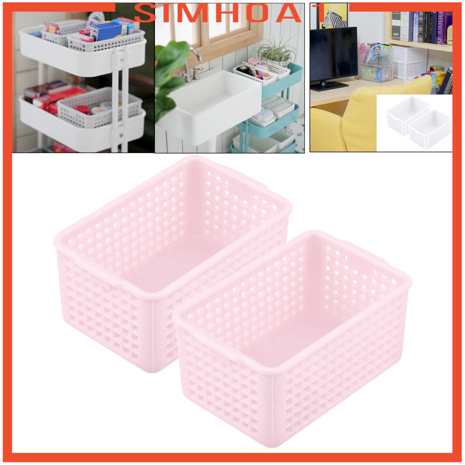 Giỏ Mini Bằng Nhựa Pvc Tỉ Lệ 1: 12 Dùng Để Trang Trí Nhà Búp Bê