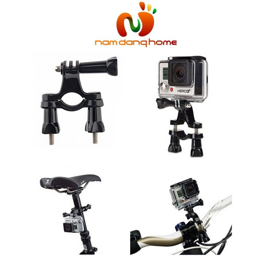 Kẹp ghi đông xe đạp, xe máy Gopro, SJCAM, Yi Xiaomi