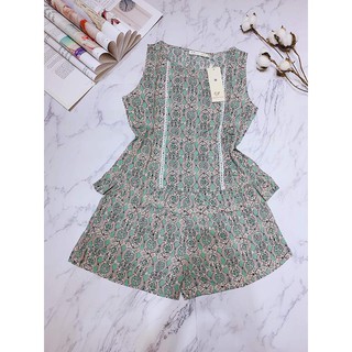 BỘ ĐÙI MẶC NHÀ LANH LỤA ( MẪU VIỀN REN)